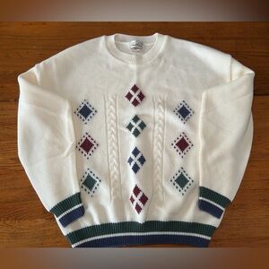 Vintage Arnold Palmer Knit Grandpa Sweater XL